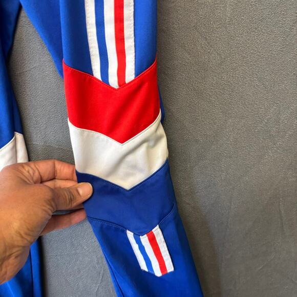 Vintage Adidas Joggers Aloxe Small 3 Stripes USA Joggers Soccer Out of Stock - Picture 6 of 16